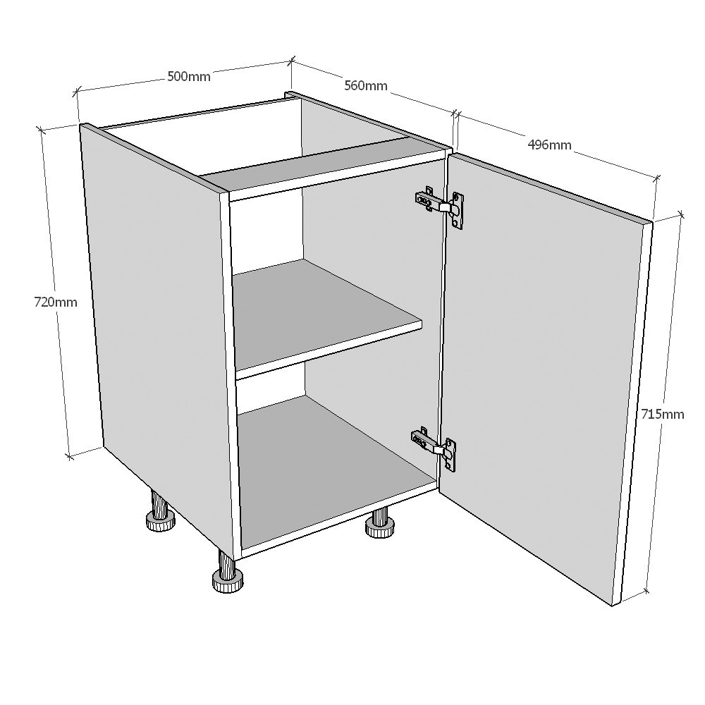 500mm Highline Base Unit Kelworth W